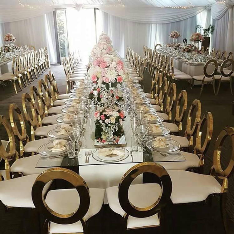 gold dining chair