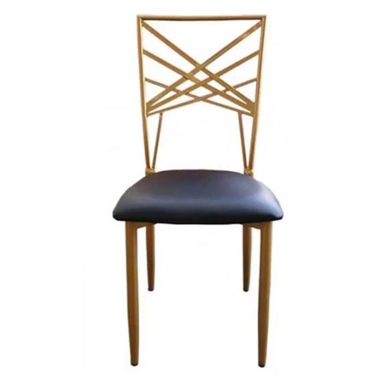 Gold Metal Chair For Wedding Restaurants And Hotels